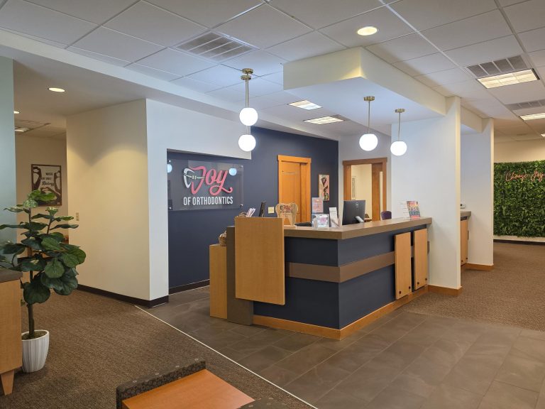 joy of orthodontics clayton front desk reception 768x576