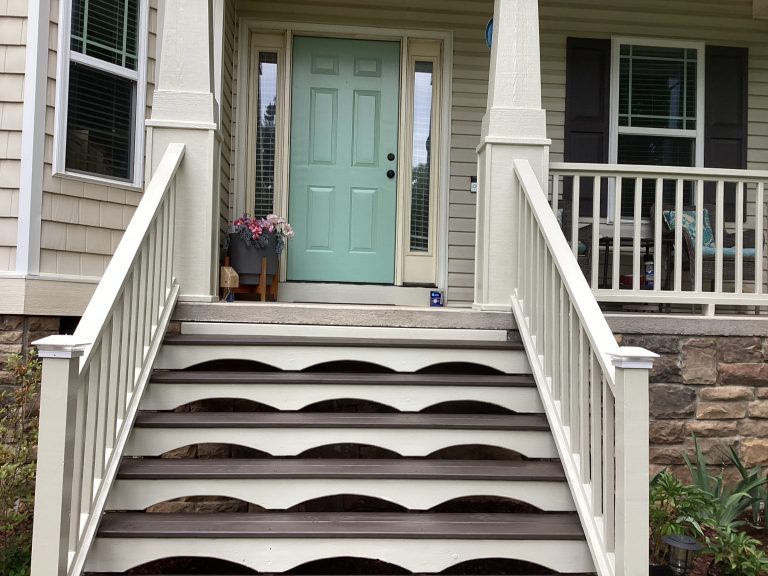 42151458 repainted front entry staircase clayton 27520 nc after 768x576
